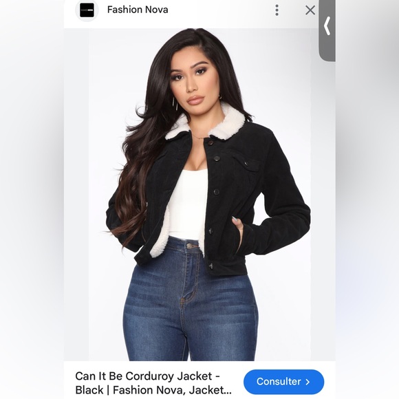 Fashion Nova - corduroy jacket - Picture 1 of 3